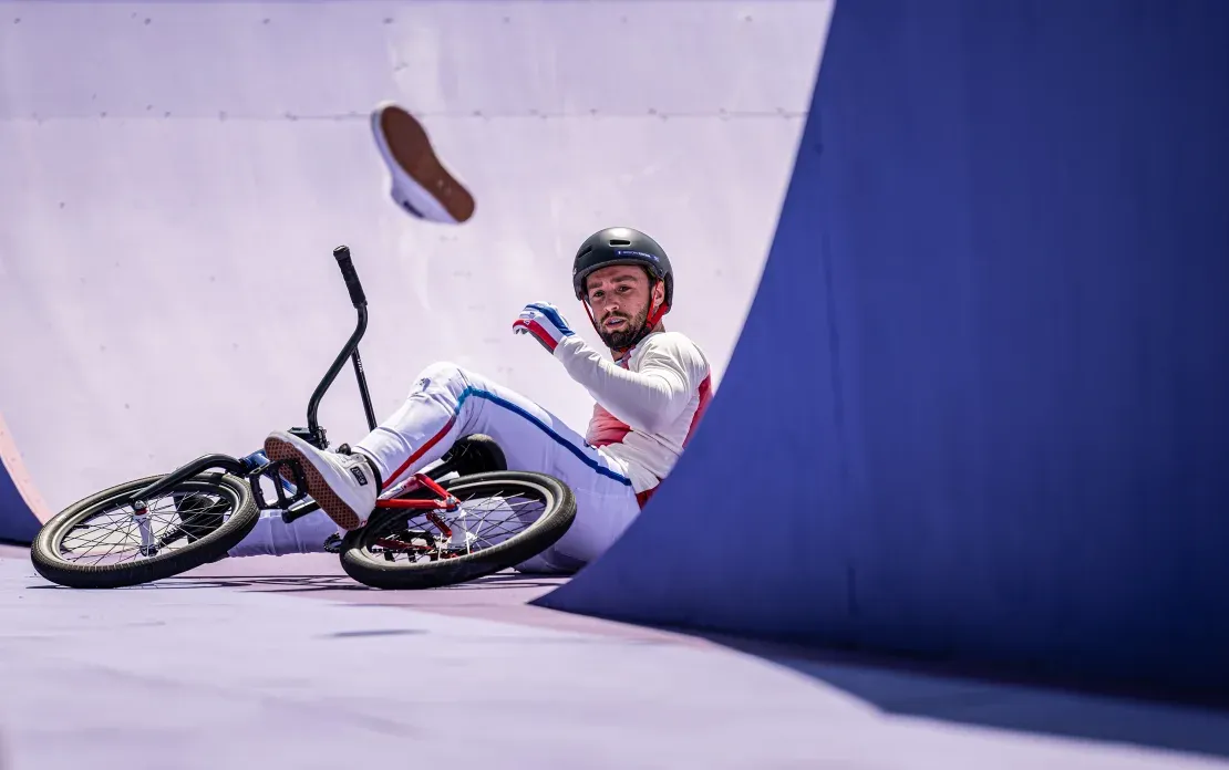 Torres Gil Makes BMX History at Paris Olympics